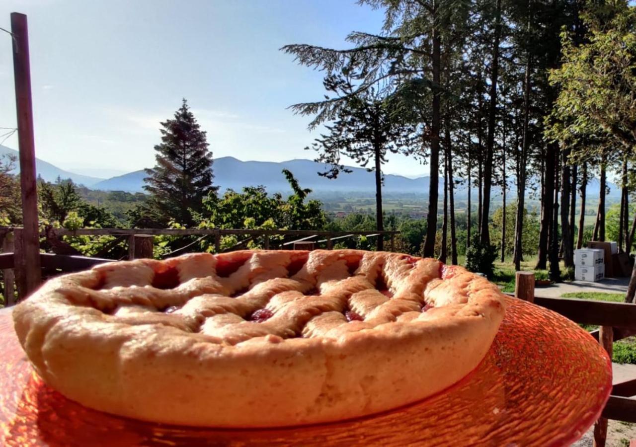 "Il Casaletto" Agriturismo Moderno, Vista Panoramica E Cibo Spettacolare- Scurcola Marsicana Villa Exterior photo